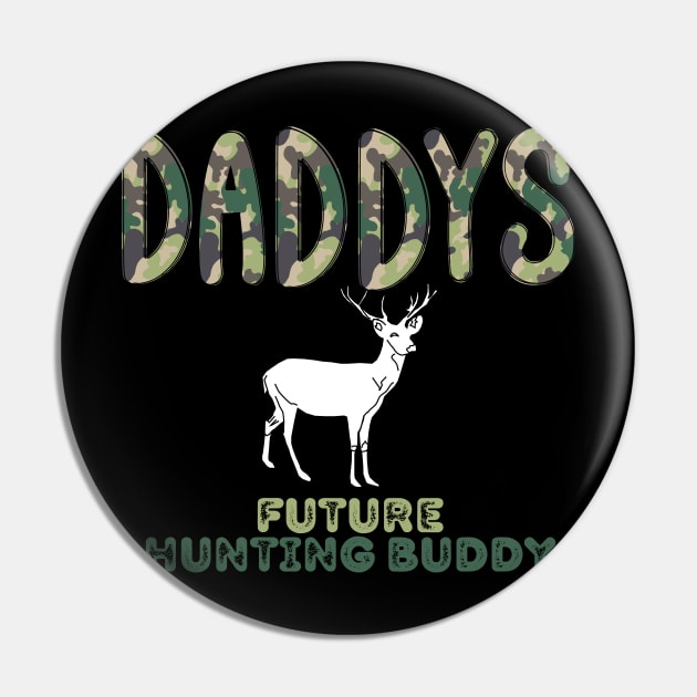 Hunting Buddy Pin by WildenRoseDesign