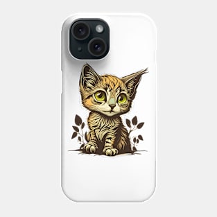 Funny Cat Vintage PewPewPew - Be Happy Everyday Phone Case