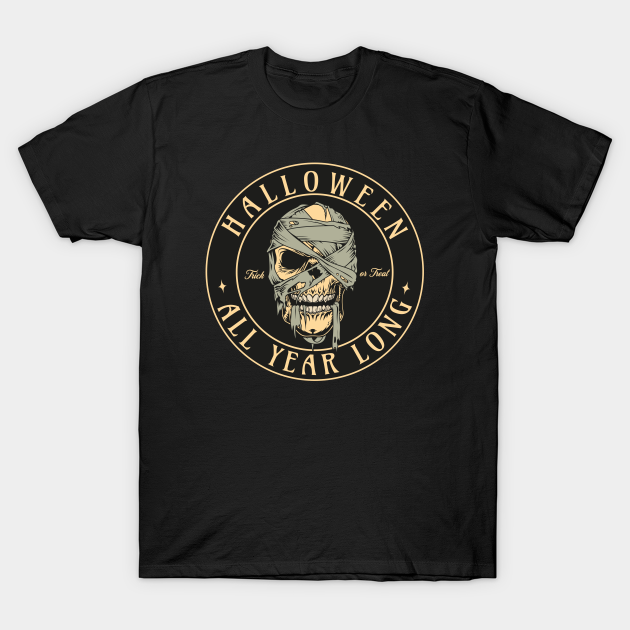 Halloween all year long - Spooky Skull - Halloween - T-Shirt | TeePublic