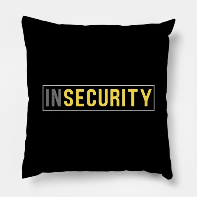 inSECURITY Pillow by strangelyhandsome