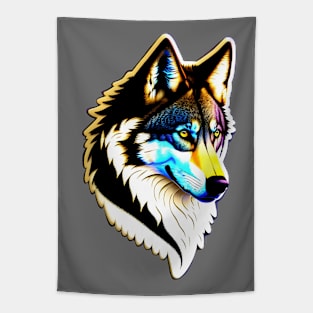 Noble Wolf Tapestry