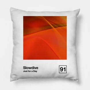 Just For A Day / Minimalist Style Graphic Artwork Design Pillow