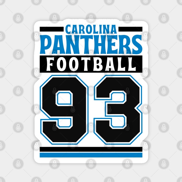 Carolina Panthers 1993 American Football Edition 3 Magnet by Astronaut.co