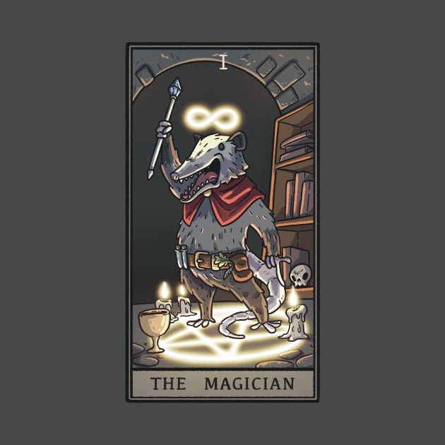 Possum Tarot - Magician by laughmask