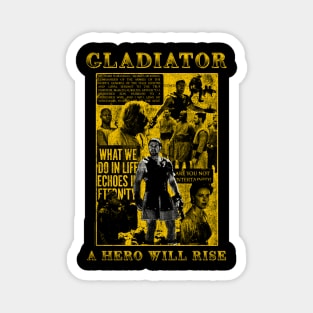 gladiator distressed grunge Magnet