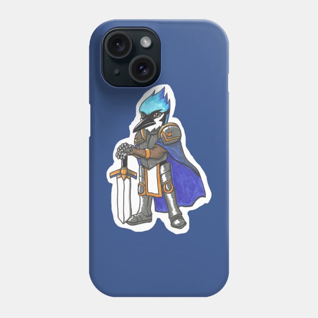 Blue Jay Paladin Phone Case by Spiritjay