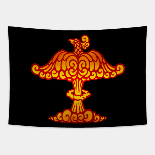 Phoenix Mushroom Cloud Tapestry