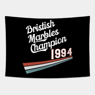 British Marbles Champion 90s Nostalgia Tapestry