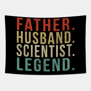 Scientist Dad Vintage/ Father. Husband. Scientist . Legend. Tapestry