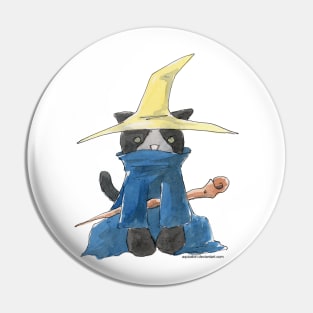 Harlock the Cat Cosplay: Final Fantasy Black Mage Pin