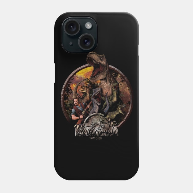 Jurassic Squad Phone Case by kowanp