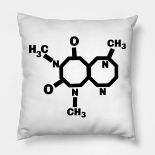 Caffeine Molecule Pillow