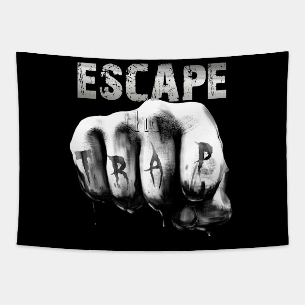 Escape the trap Tapestry by StarWheel