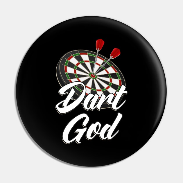 Dart God Pin by Foxxy Merch