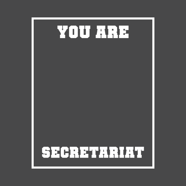 You are Secretariat by UStshirts