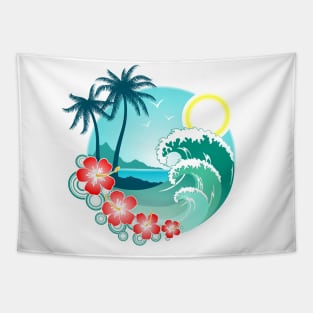 Hawaiian Island Tapestry