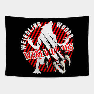 Weirdling Woods Werewolves - Black Claws Tapestry