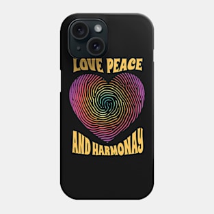 Harmonic Love Vortex Phone Case