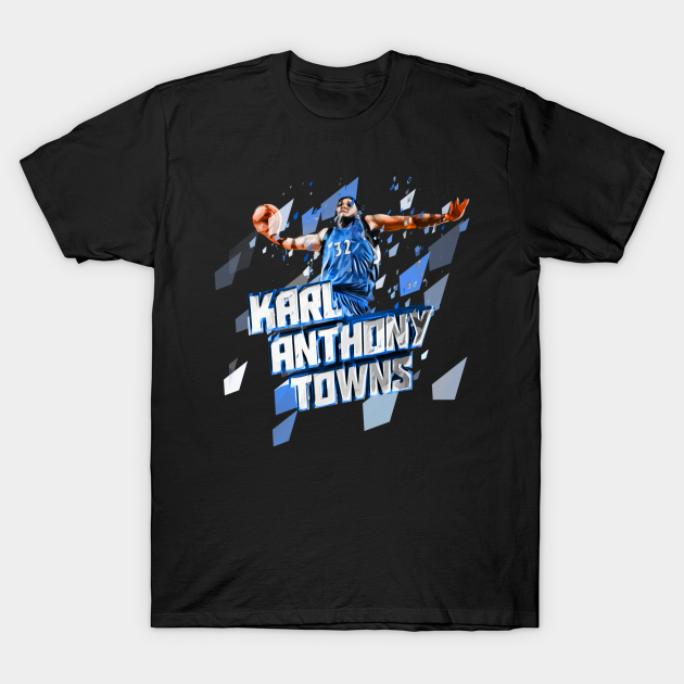 Karl Anthony Towns Artwork - Karl Anthony Towns - T-Shirt