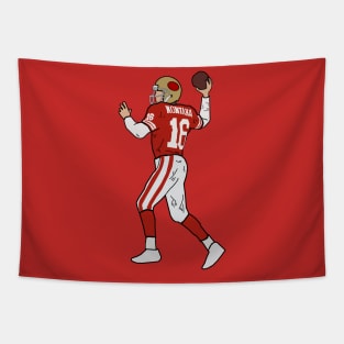 Joe Montana - San Francisco 49ers Tapestry