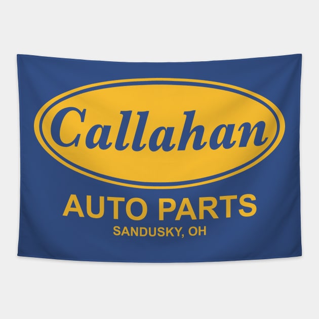 Callahan Auto Parts - Top Selling Tapestry by Fisherman Hooks Baits