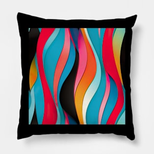 Popart Stripe Design Pillow