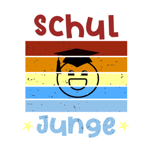 Schuljunge 1. Klasse Smile Schulbeginn T shirt T-Shirt