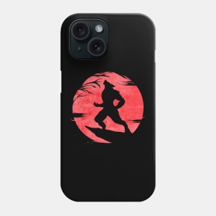 Werewolf Howling In Front Of The Moon On Halloween Phone Case