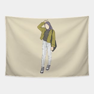 Olive Star Collection Tapestry