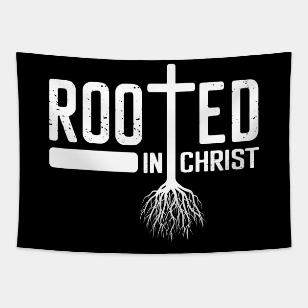 Rooted in Christ Tapestry by The ChamorSTORE