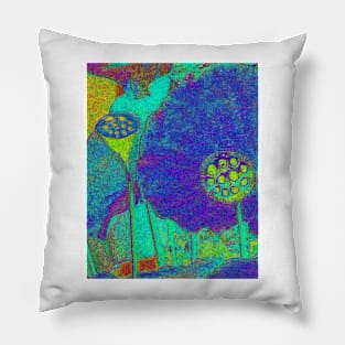 Lotus Seed Heads Pillow