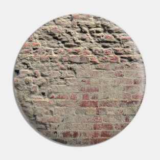 A bricked out wall with soft light creating hard shadows Pin