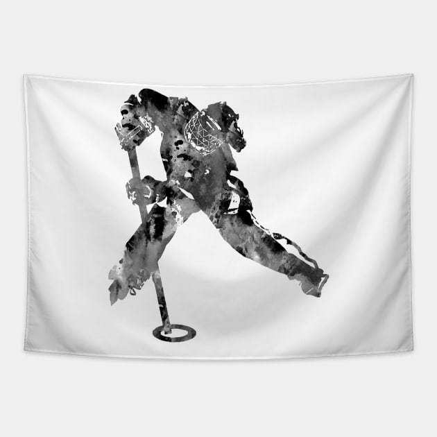 Ringette player Tapestry by RosaliArt