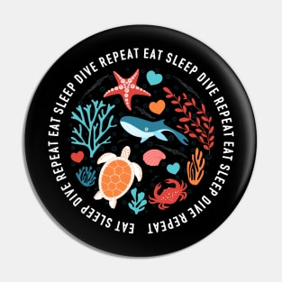 eat sleep scuba dive repeat Pin