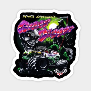 Grave Digger - Monster Truck Magnet