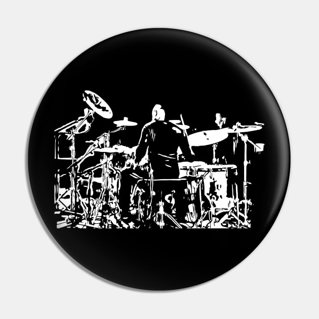 Drummer On Stage Pin by jazzworldquest