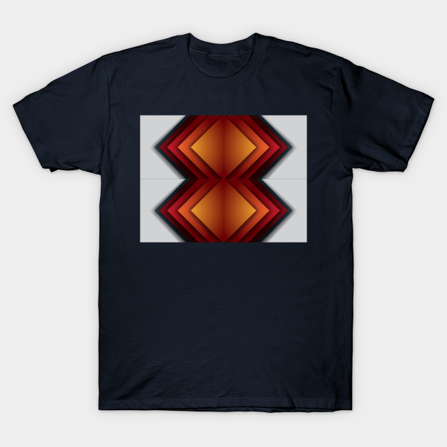 Discover Abstract geometric colorful design - Futuristic Art - T-Shirt