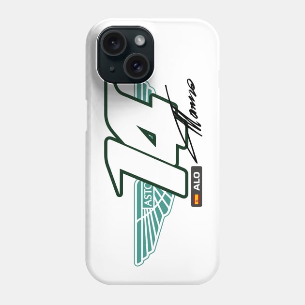 Formula 1 - Fernando Alonso Number. Phone Case by Tad