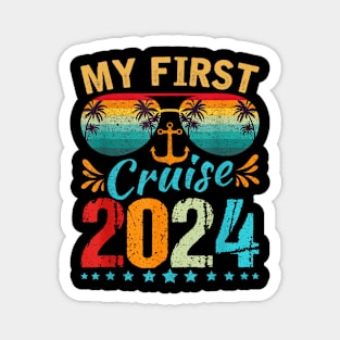 My First Cruise 2024 - Family Vacation Cruise Ship Travel Magnet