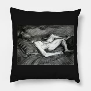 Reclining Female Nude Pillow