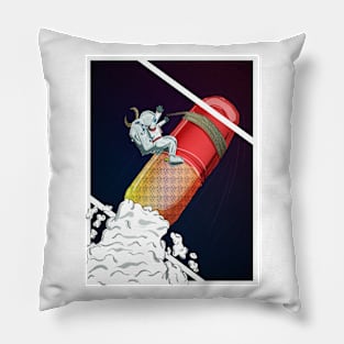 pills cowboy Pillow