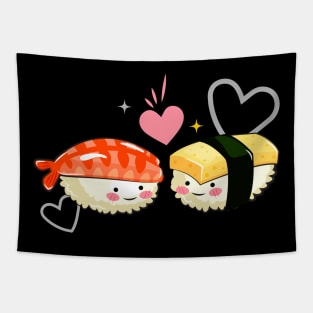 Ebi Tamago Sushi Love Tapestry