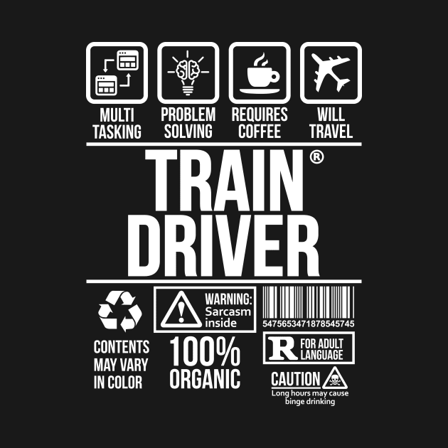 Train Driver T-shirt | Job Profession | #DW by DynamiteWear