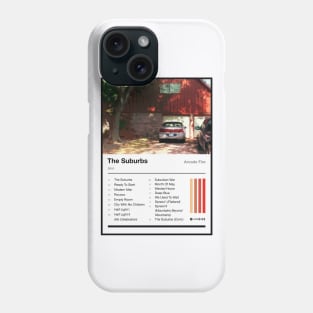 The Suburbs Tracklist 2 Phone Case