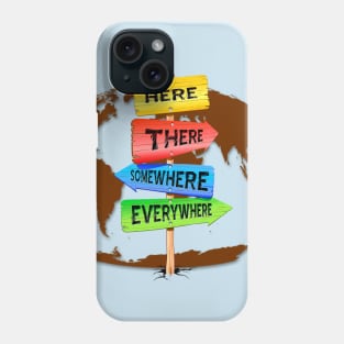 Directions Panels Wanderlust Phone Case