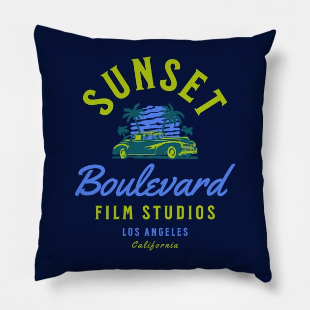 Los Angeles Film Studios Pillow by Scar