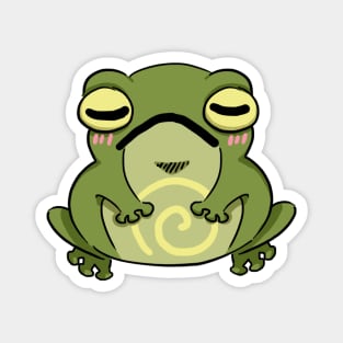 Grumpy Frog Magnet