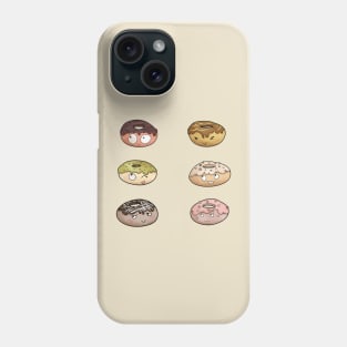 Funny cute little doughnuts Phone Case