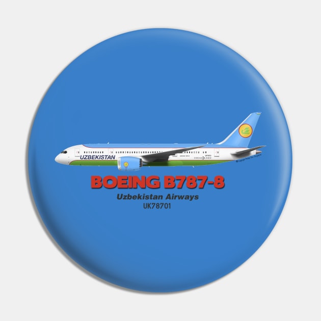 Boeing B787-8 - Uzbekistan Airways Pin by TheArtofFlying