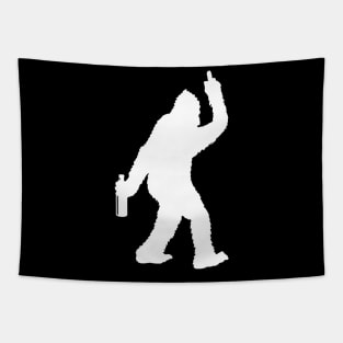 Big Foot Middle Finger Tapestry